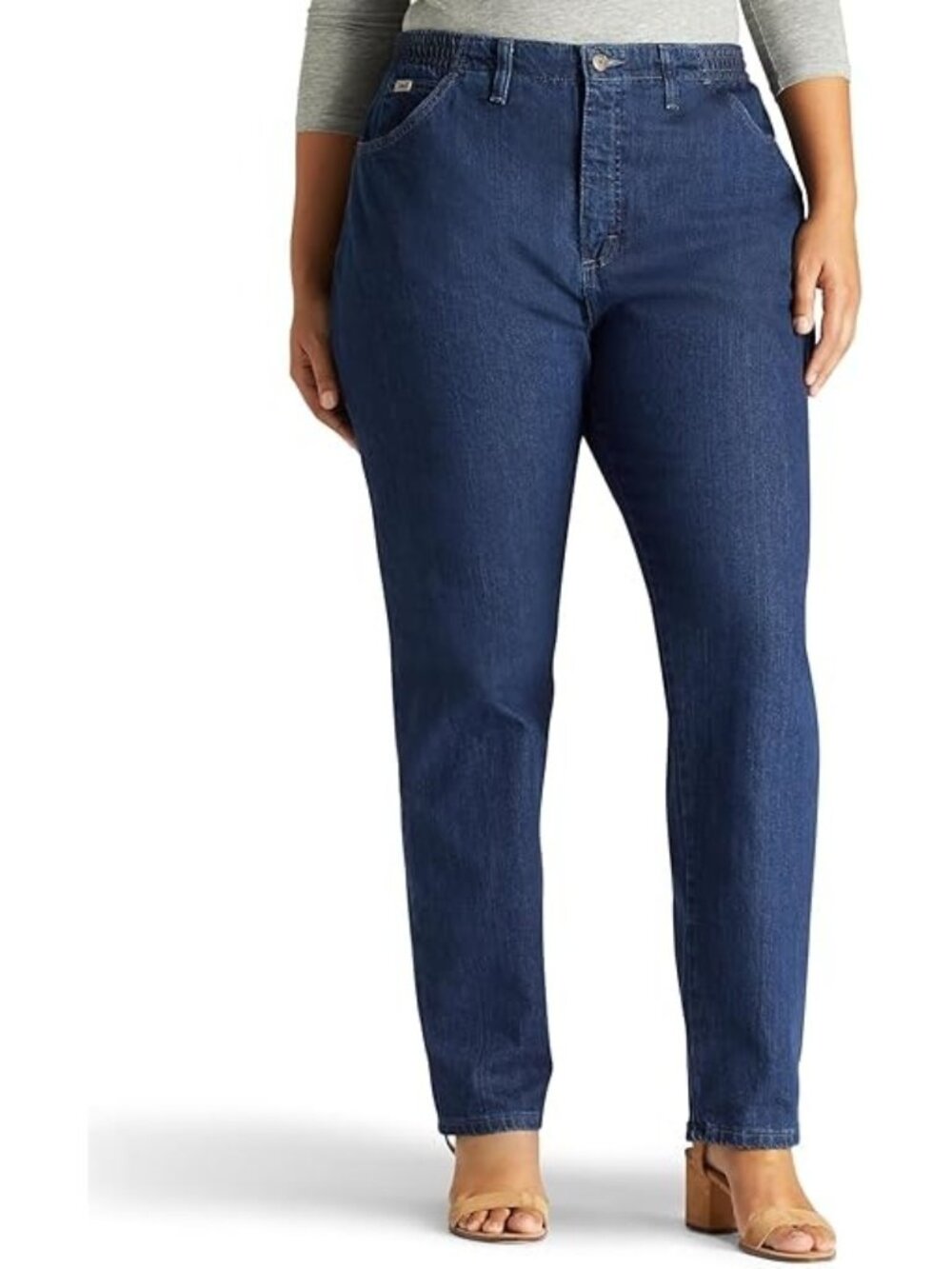 NYDJ Alina Convertible Ankle Jeans Womens Size 10 Mid Rise Blue Medium Wash